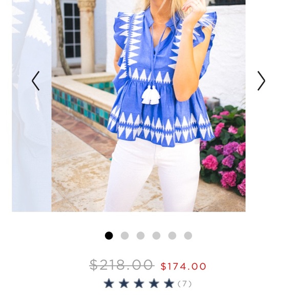 Marie Oliver for Tuckernuck Marine Becca Top BNWT - Picture 3 of 8